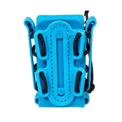 Alternative view of Ładownica softshell na magazynki pistoletowe 1911 (jednorzędowe) - niebieska