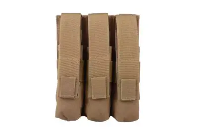 Potrójna ładownica na magazynki typu MP5 - Tan - obrazek 4