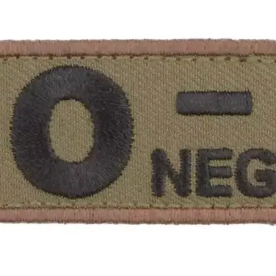 asgbox.pl - Naszywka BloodType : O-NEG - forest