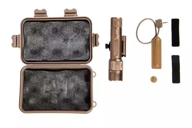 Latarka taktyczna WMX200 odchylany montaż - Dark Earth NEV-11-025013-00 asgbox.pl Latarka taktyczna WMX200 odchylany montaż - Dark Earth - obrazek 4