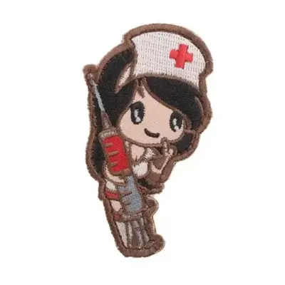 asgbox.pl - Naszywka Nurse Girl - subdued