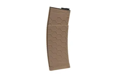 Długi magazynek mid-cap 200 kulek do replik M4/M16 - tan - obrazek 2