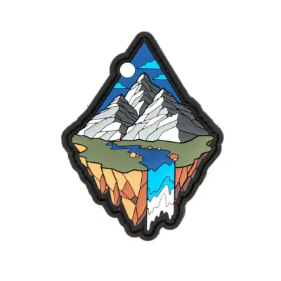 asgbox.pl - Naszywka Mountain Diamond 1 - szara