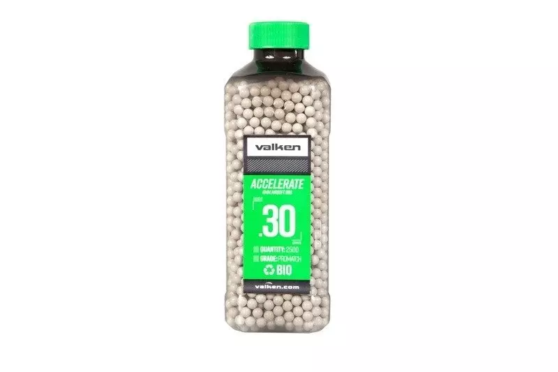 Butelka kulek biodegradowalnych Valken ACCELERATE 0.30g - białe OD-G-VLK-16-027402-00 asgbox.pl asgbox.pl - Butelka kulek biodegradowalnych Valken ACCELERATE 0.30g - białe