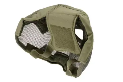 Pełna maska stalowa V7 - olive - obrazek 2
