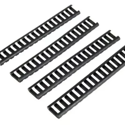 Alternative view of Zestaw 4 osłon na szyny RIS - czarny