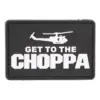 asgbox.pl - Naszywka 3D - Get to the Choppa - czarna