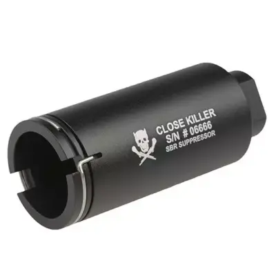 Alternative view of Tłumik płomienia / koncentrator gazów wylotowych Close Killer - Czarny