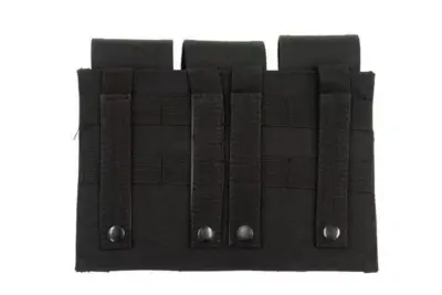 Potrójna ładownica na magazynki typu M4/M16 - czarna - obrazek 5