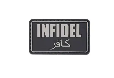 Naszywka 3D - Infidel - Black - obrazek 2