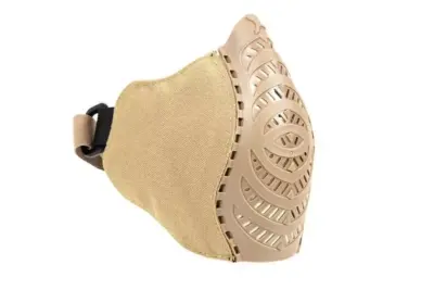 Maska Half Face - tan - obrazek 4