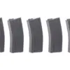 Zestaw 5 magazynków mid-cap na 70 kulek do M4/M16 - szary OD-G-SPE-05-016308-00 asgbox.pl