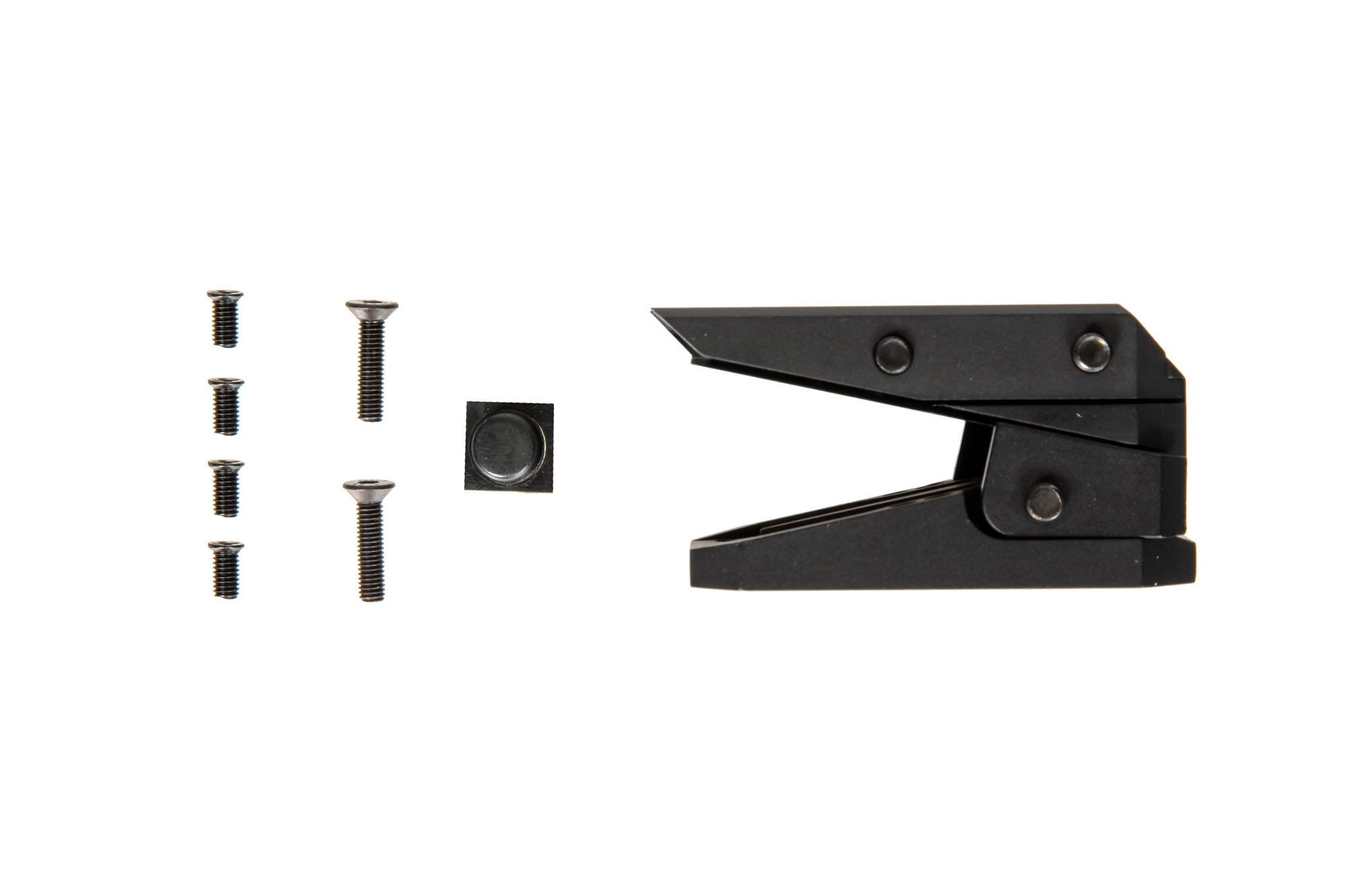 Regulowany montaż do kolimatorów T1 / T2 / MRO / RMR - czarny OD-G-JJA-09-030689-00 asgbox.pl Regulowany montaż do kolimatorów T1 / T2 / MRO / RMR - czarny - obrazek 4