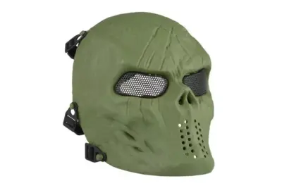 Maska Tactical Skull - oliwkowa - obrazek 3