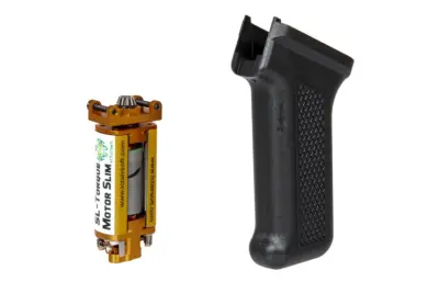 Chwyt pistoletowy Slim + silnik SL-Torque do replik typu AK - czarny - obrazek 3