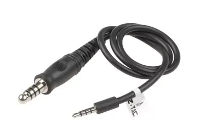 Przewód wtyk miniJack 3.5mm na wtyk Military - obrazek 2
