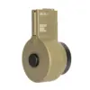 Magazynek bębnowy 2150 kulek AR Style do replik M4/M16 - Dark Earth OD-G-ARE-05-030792-00 asgbox.pl