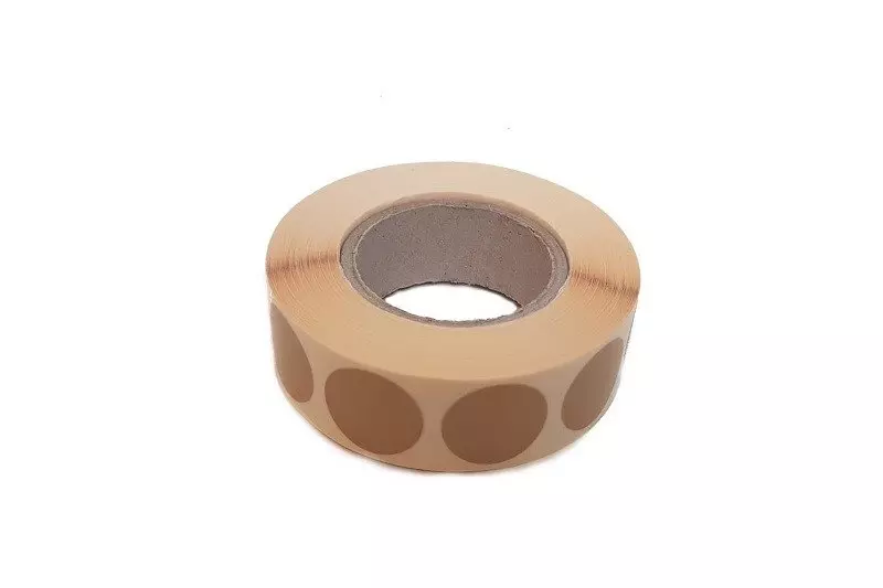 Zaklejki tarczy IPSC 20mm - 1000 szt. - brązowe RAN-14-027071-00 asgbox.pl asgbox.pl - Zaklejki tarczy IPSC 20mm - 1000 szt. - brązowe