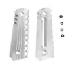 Aluminiowe okładziny chwytu do pistoletów typu Colt 1911 - srebrne OD-G-FMA-09-022989-00 asgbox.pl