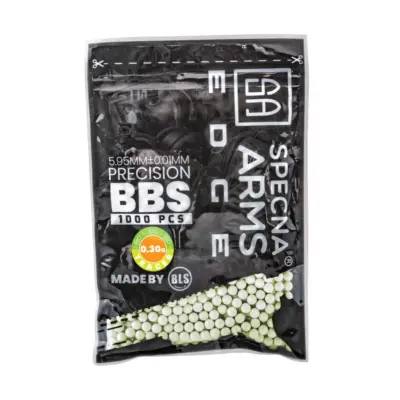 asgbox.pl - Kulki precyzyjne Specna Arms EDGE™ Tracer BIO 0.30g - 1000 szt - zielone
