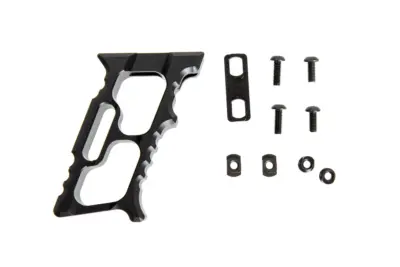 Aluminiowy kątowy chwyt przedni M-LOK/KEYMOD - czarny - obrazek 3