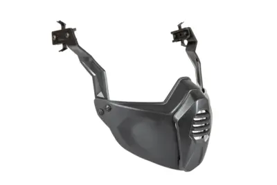 Maska Half Mask do kasków i hełmów - czarna - obrazek 4