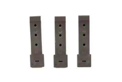 Zestaw 3 polimerowych klamer 3" - Mass Grey - obrazek 2