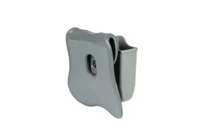 Podwójna ładownica na magazynki pistoletowe Glock - szara - obrazek 3