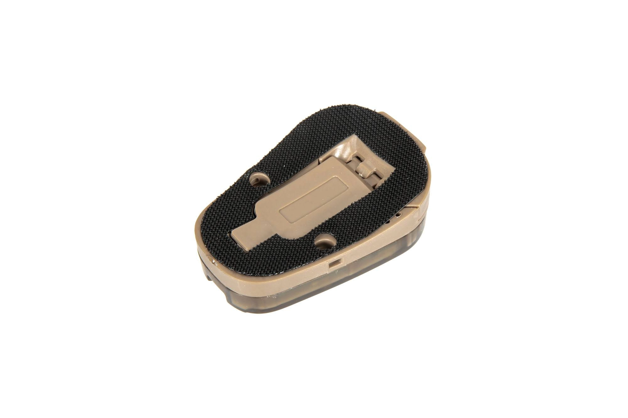 Elektroniczny znacznik świetlny na hełm - zielony - Tan UTT-21-030277-00 asgbox.pl Elektroniczny znacznik świetlny na hełm - zielony - Tan - obrazek 3