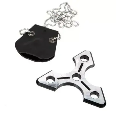 Naszyjnik/brelok shuriken - czarny FMA-09-023035-00 asgbox.pl