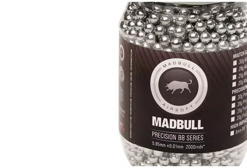 Kulki aluminiowe MadBull 0,30g OD-G-MDB-16-014518-00 asgbox.pl Kulki aluminiowe MadBull 0,30g - obrazek 4