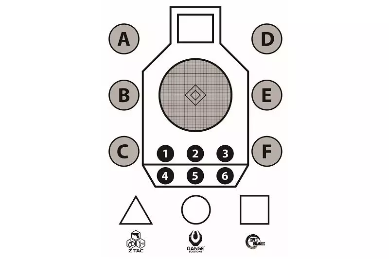 Tarcza strzelecka Aim Small - 50 szt. RAN-14-029294-00 asgbox.pl Tarcza strzelecka Aim Small - 50 szt. - obrazek 3