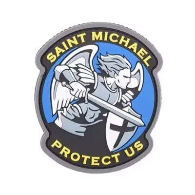 asgbox.pl - Naszywka Saint Michael Modern PVC - FullColor