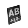Naszywka IR z grupą krwi: AB NEG OD-G-KAM-30-002092-00 asgbox.pl Naszywka IR z grupą krwi: AB NEG OD-G-KAM-30-002092-00 asgbox.pl
