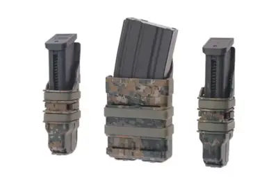 Zestaw ładownic FAST na magazynki 5,56 i 9mm - woodland - obrazek 4