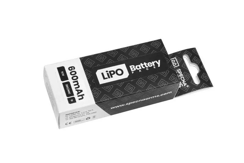 Akumulator LiPo 11,1V 600mAh 20/40C do PDW - T-Connect (Deans) OD-G-SPE-06-028188-00 asgbox.pl 1V 600mAh 20/40C do PDW - T-Connect (Deans)