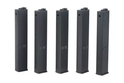 Zestaw 5 magazynków 9mm do replik typu AR-15 - czarny - obrazek 3