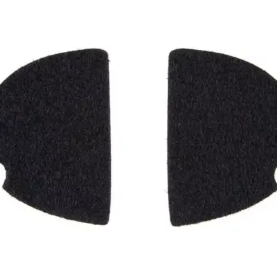 asgbox.pl - Naklejki z rzepami na ochronniki słuchu - czarne