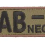 asgbox.pl - Naszywka BloodType : AB-NEG - forest