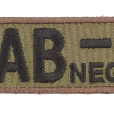 asgbox.pl - Naszywka BloodType : AB-NEG - forest