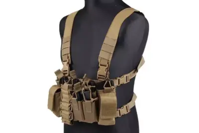 Kamizelka typu Chest Rig D-Mittsu - khaki - obrazek 4