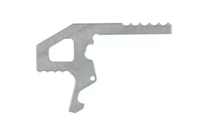 Powiększony chwyt dźwigni zamka CNC do replik M4/M16 - srebrny - obrazek 3