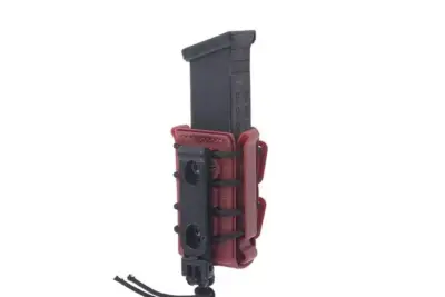 Ładownica softshell na magazynki pistoletowe - czerwona - obrazek 4