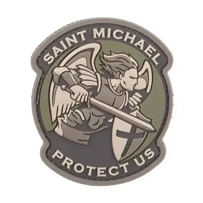 asgbox.pl - Naszywka Saint Michael Modern PVC - Multicam