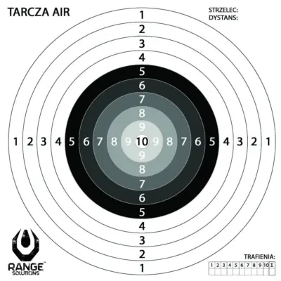 asgbox.pl - Tarcze strzeleckie AIR do wiatrówki - 100 szt.