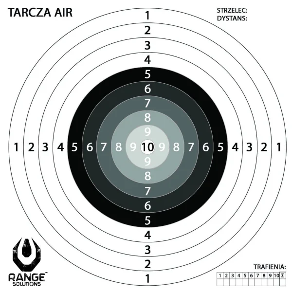 asgbox.pl - Tarcze strzeleckie AIR do wiatrówki - 100 szt.