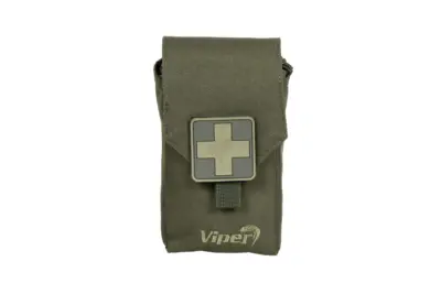 Apteczka Aid Kit z wyposażeniem - oliwkowa - obrazek 5