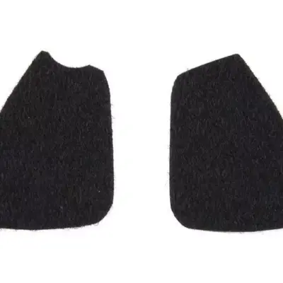 asgbox.pl - Naklejki z rzepami na ochronniki słuchu - czarne