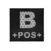 Naszywka IR z grupą krwi: B POS OD-G-KAM-30-002091-00 asgbox.pl