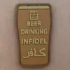 Naszywka 3D - Beer drinking infidel - Coyote OD-G-GFT-30-004702-00 asgbox.pl